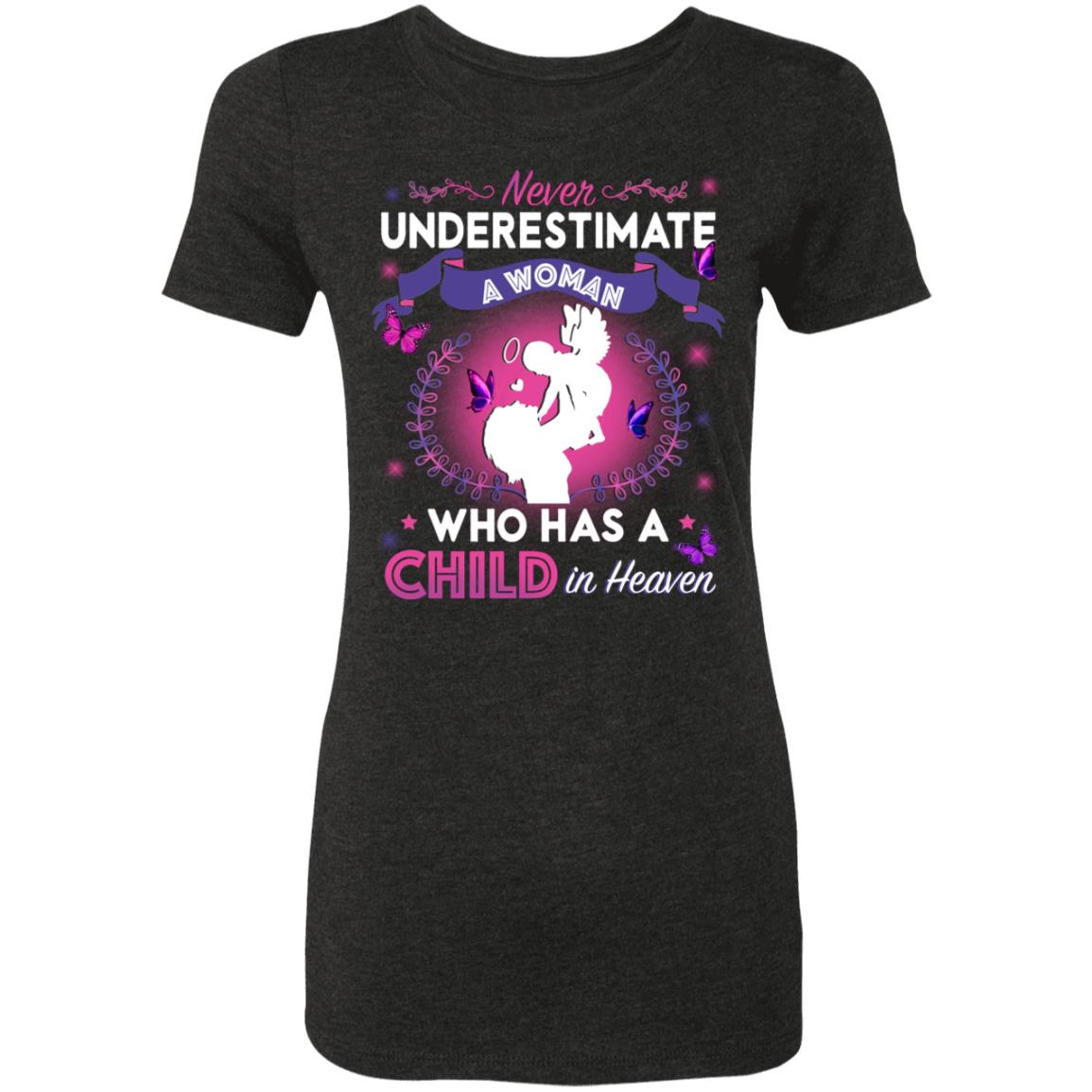 Never Underestimate A Woman, Vintage Black, Premium Ladies T-Shirt Never Underestimate A Woman, Vintage Black, Premium Ladies T-Shirt