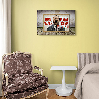 Alternative view of Dr Martin Luther King Mlk Day - by All Means Keep on Moving Framed Canvas Prints - Unframed Poster