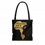 Melanin Remember My Roots - Afro Queen Black History Month All Over Print Tote Bag - Shoulder Bag