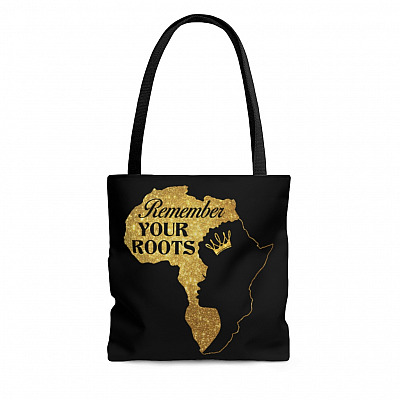 Melanin Remember My Roots - Afro Queen Black History Month All Over Print Tote Bag - Shoulder Bag