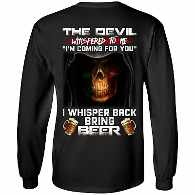 The Devil Whispered, Black, Long Sleeve