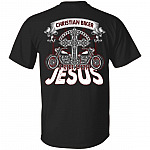 Christian Biker, Black, Unisex T-Shirt