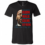 martin vneck, Black, V-Neck T-Shirt