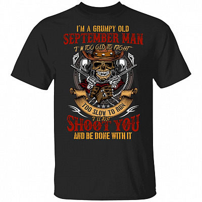 September Shirt, Black, Unisex T-Shirt