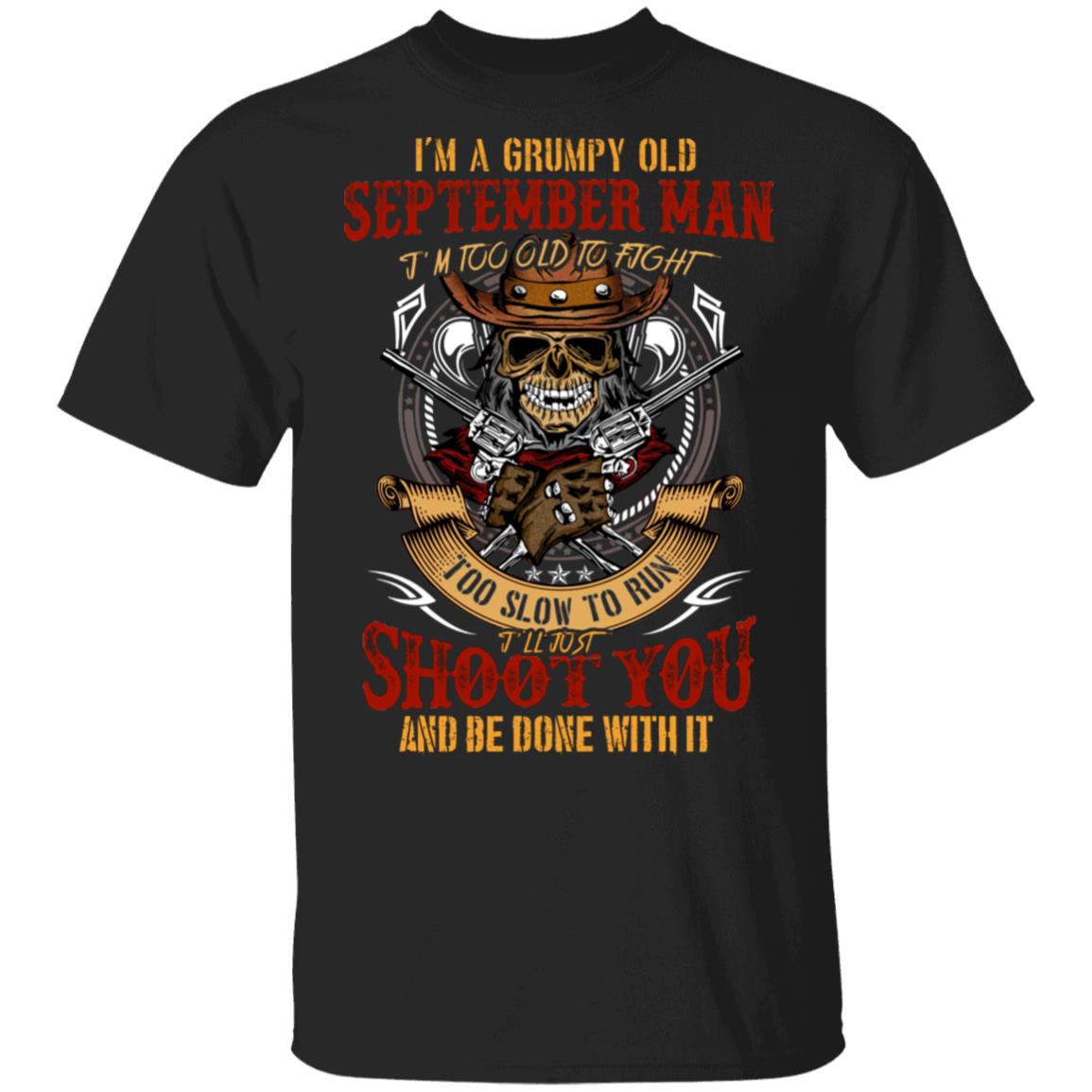 September Shirt, Black, Unisex T-Shirt