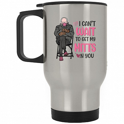 14 oz. Silver Travel Mug