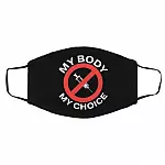 my body mask, Black, Cloth Face Cover – Medium/Large