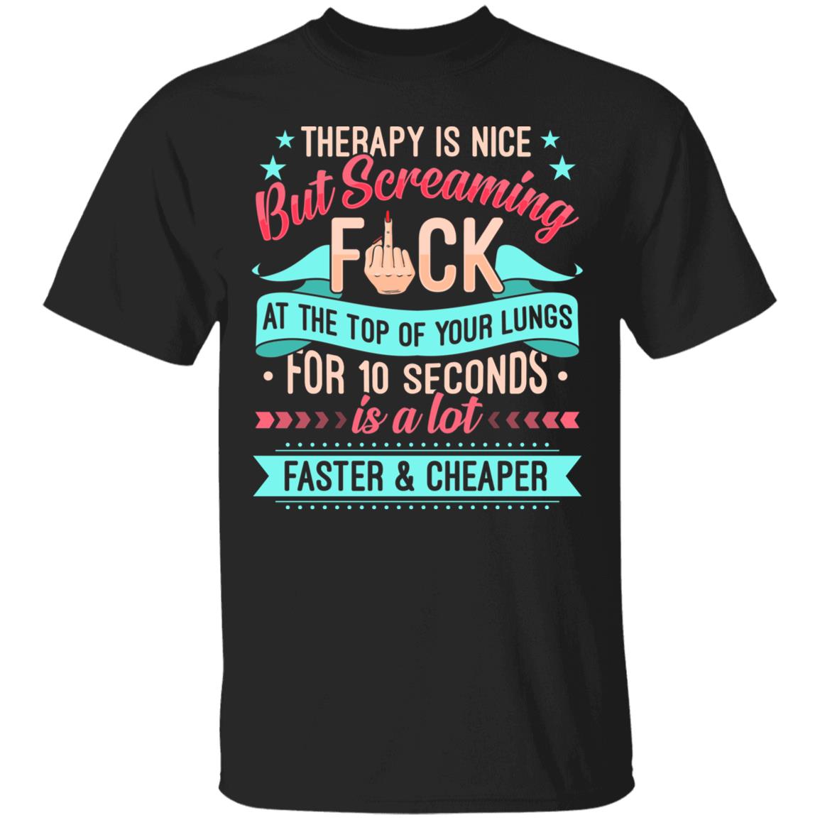 Therapy Shirt, Black, Unisex T-Shirt