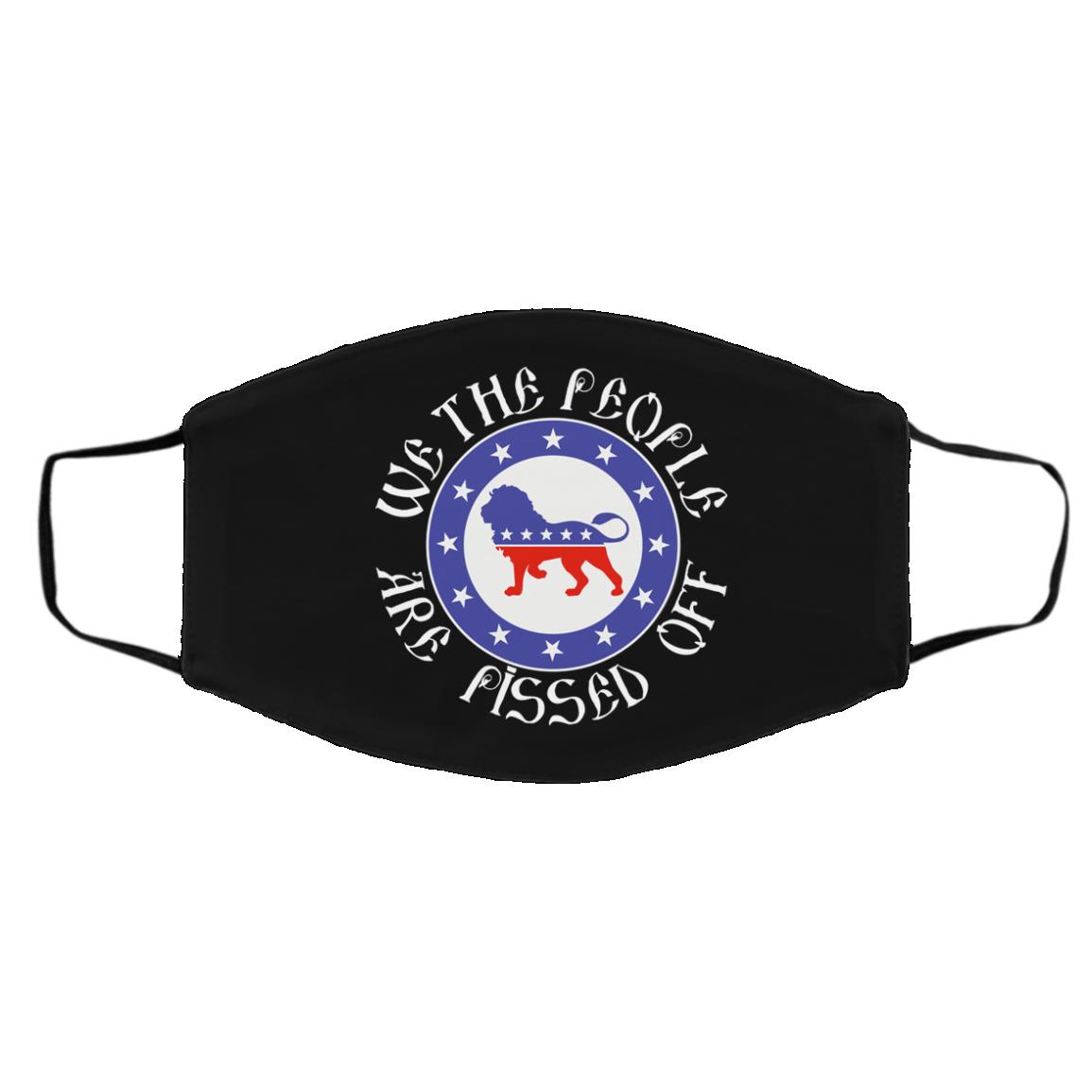 FMA Med/Lg Face Mask, Black, Cloth Face Cover – Medium/Large