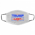 Trump Lol Mask, White, Cloth Face Cover – Medium/Large