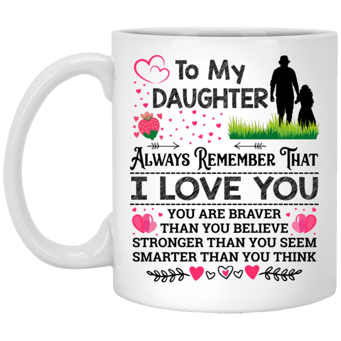 dad mug, White, 11 oz. White Mug