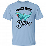 What Now Bitch Saurus Funny T-Shirt, Light Blue, Unisex T-Shirt