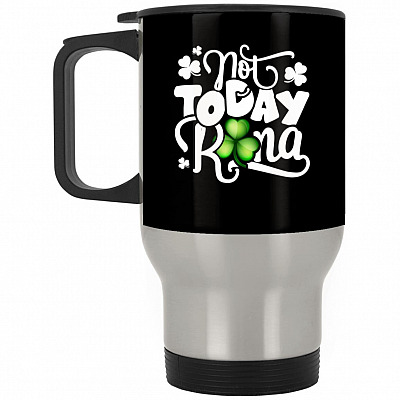 14 oz. Silver Travel Mug