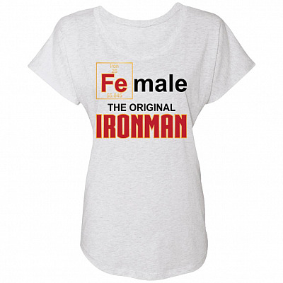 Ladies Triblend Dolman Sleeve