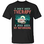 therapy, Black, Unisex T-Shirt therapy, Black, Unisex T-Shirt