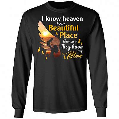 I Know Heaven Is A Long Sleeve, Black, Long Sleeve