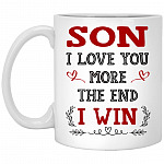 son mug, White, 11 oz. White Mug
