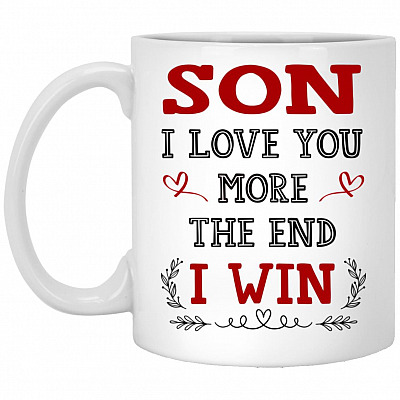 son mug, White, 11 oz. White Mug