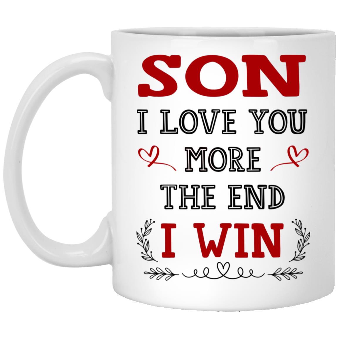 son mug, White, 11 oz. White Mug