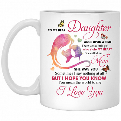 Daughter, White, 11 oz. White Mug