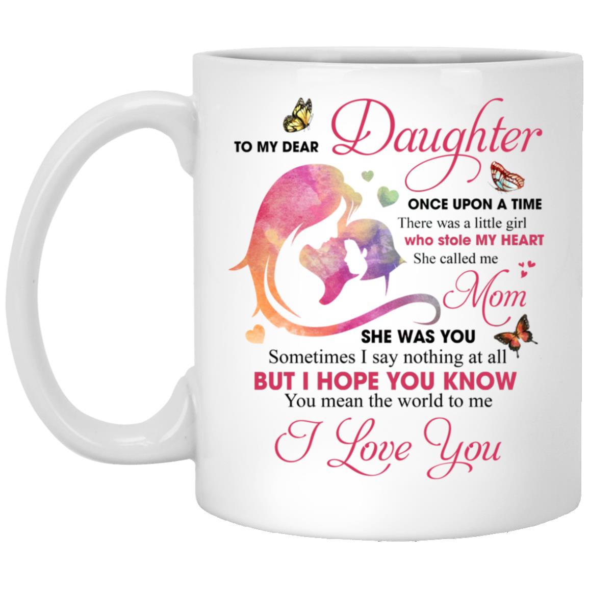 Daughter, White, 11 oz. White Mug