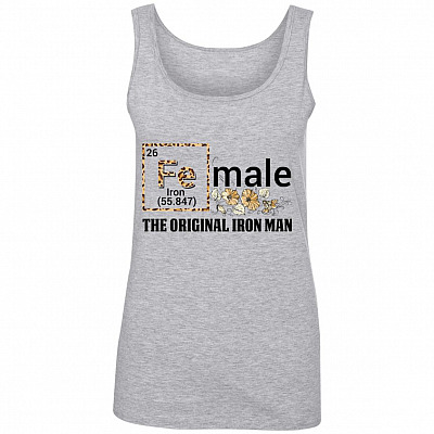 Female The Original Iron Strong Tank, Heather Grey, Ladies Tank Top