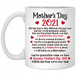 Mother's Day 2021, White, 11 oz. White Mug