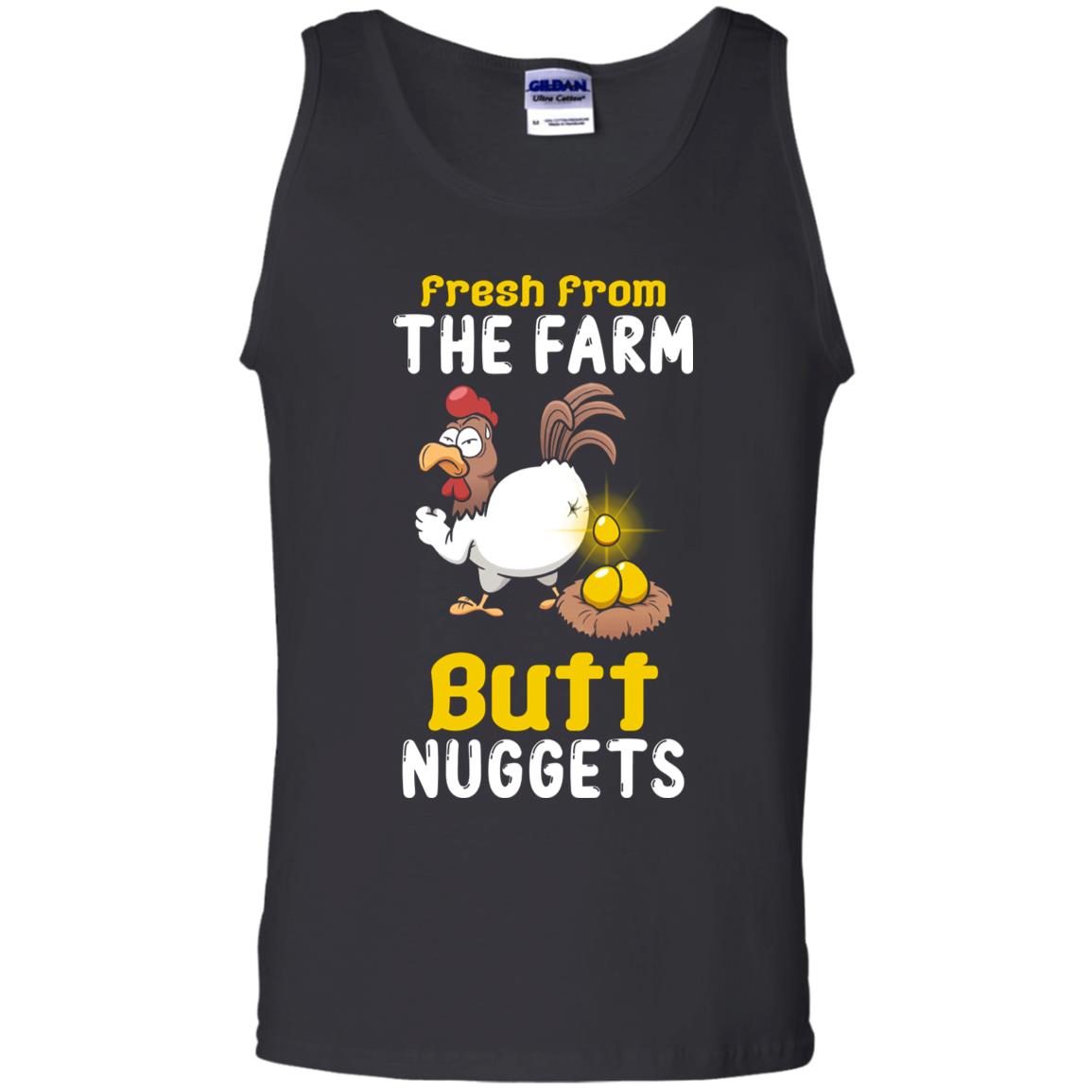 Fresh From The Farm, Black, Unisex Tank Top