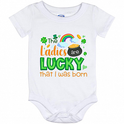 The Ladies Are, White, Baby Onesie - 12 Month