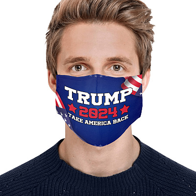 Alternative view of Trump 2024 Take America Back Washable Reusable Custom – Printed Cloth Face Mask Cover