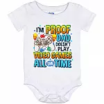 I'm proof onesie, White, Baby Onesie - 12 Month