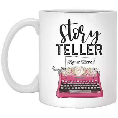 Personalized Storyteller, White, 11 oz. White Mug