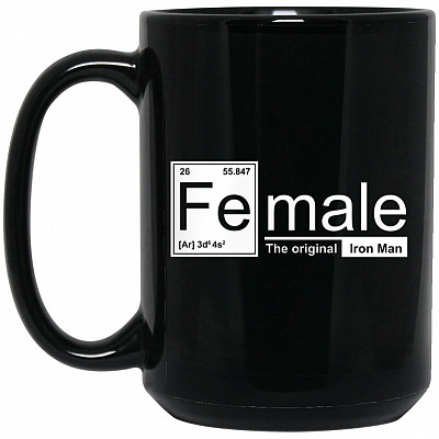 15 oz. Black Mug