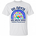 In April We Tee, White, Unisex T-Shirt