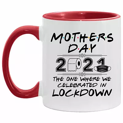 Mother's Day 2021 The One, White/Red, 11 oz. Accent Mug