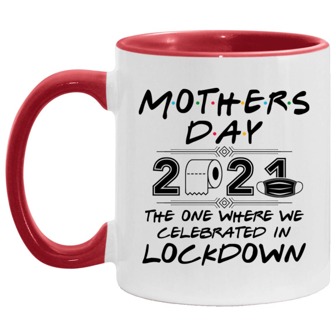 Mother's Day 2021 The One, White/Red, 11 oz. Accent Mug