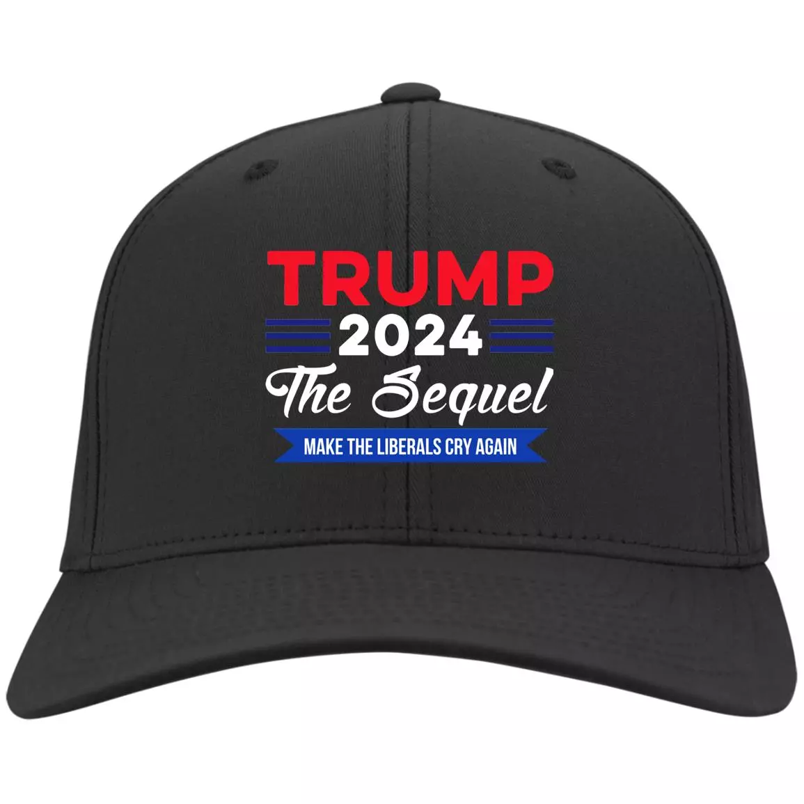 trump sequel hat, Black, Twill Cap