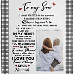 Personalized Photo Blanket, White, Cozy Plush Fleece Blanket - 50x60