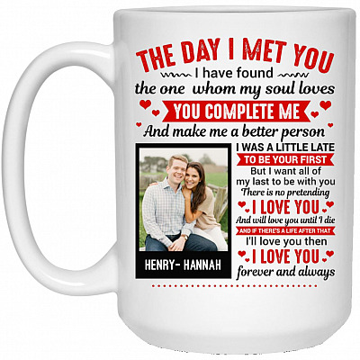 15 oz. White Mug