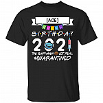 Personalized Birthday, Black, Unisex T-Shirt