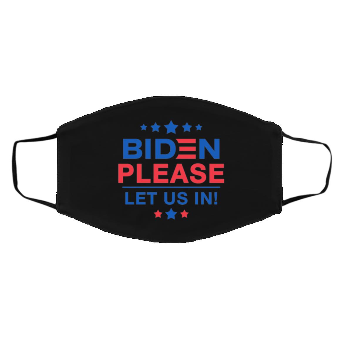 Biden Mask, Black, Cloth Face Cover – Medium/Large Biden Mask, Black, Cloth Face Cover – Medium/Large