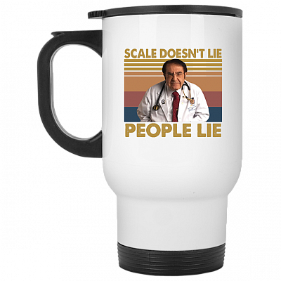 14 oz. White Travel Mug