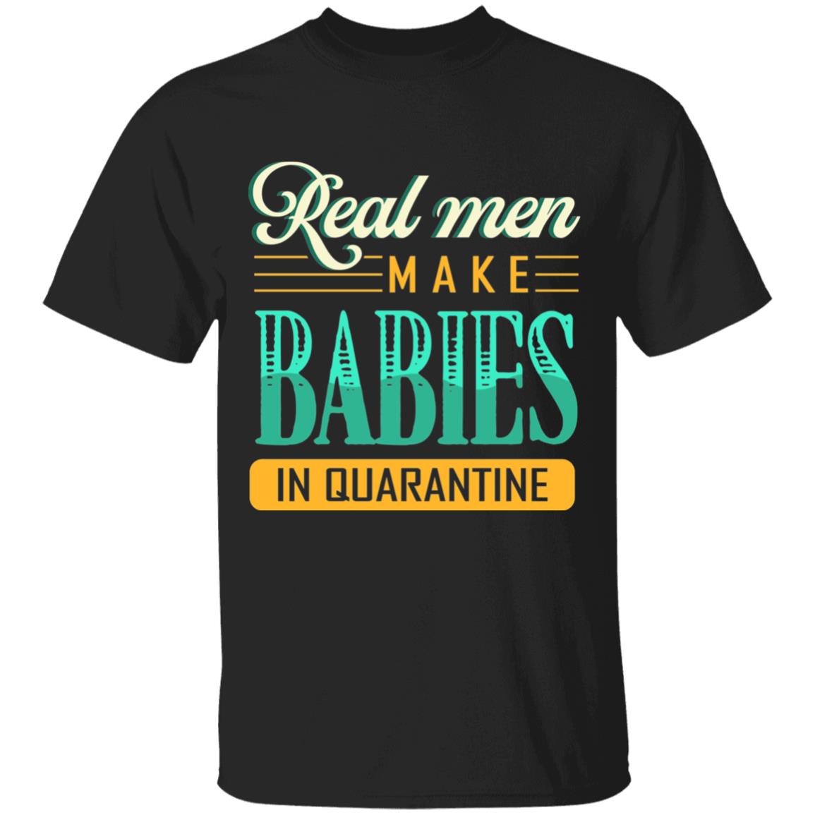 real men tee, Black, Unisex T-Shirt