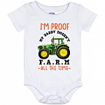 I'm Proof My, White, Baby Onesie - 12 Month I'm Proof My, White, Baby Onesie - 12 Month