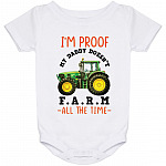 I'm Proof My, White, Baby Onesie - 24 Month I'm Proof My, White, Baby Onesie - 24 Month