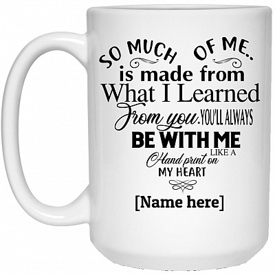 15 oz. White Mug