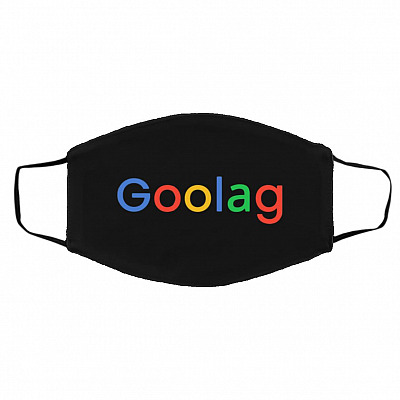 Goo Mask, Black, Cloth Face Cover – Medium/Large