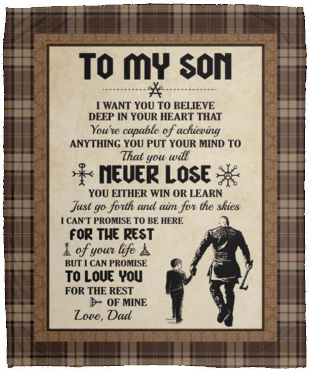 Son Blanket, White, Cozy Plush Fleece Blanket - 50x60