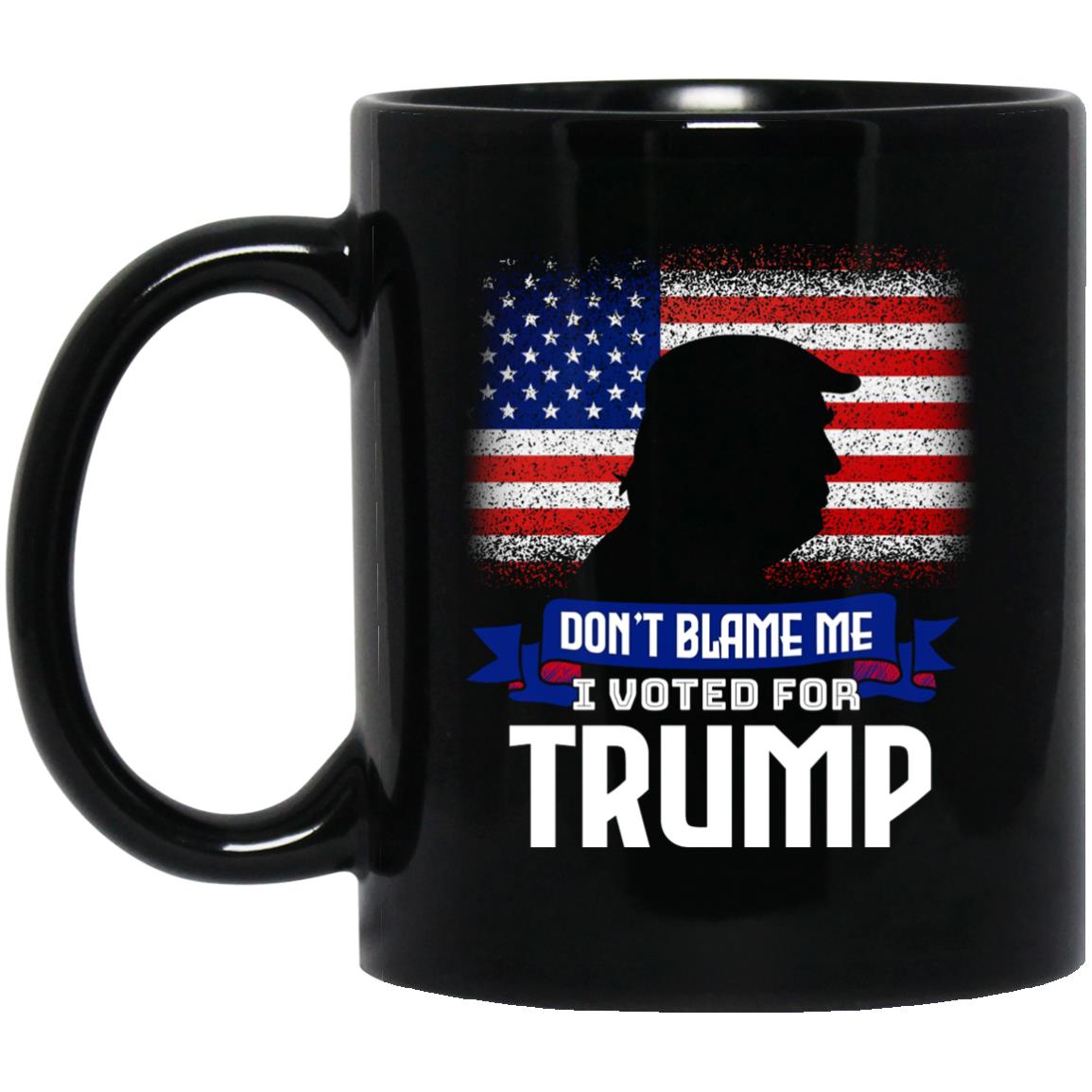 Don't Blame Mug, Black, 11 oz. Black Mug