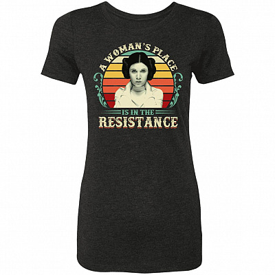 Resistance Shirt, Vintage Black, Premium Ladies T-Shirt
